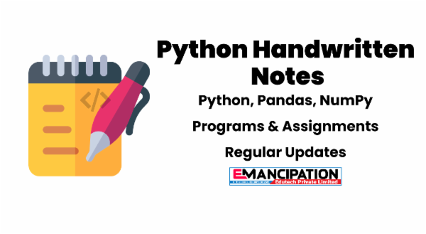 Python: Complete Hand Written Notes. Free